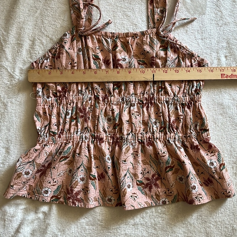 Universal Thread Floral Pink Sleeveless Top - Picture 4 of 7